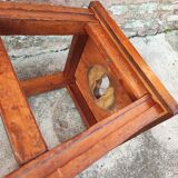 Vintage wood workshop top stool