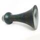 Iridescent green and purple glass paste vase – 20th century