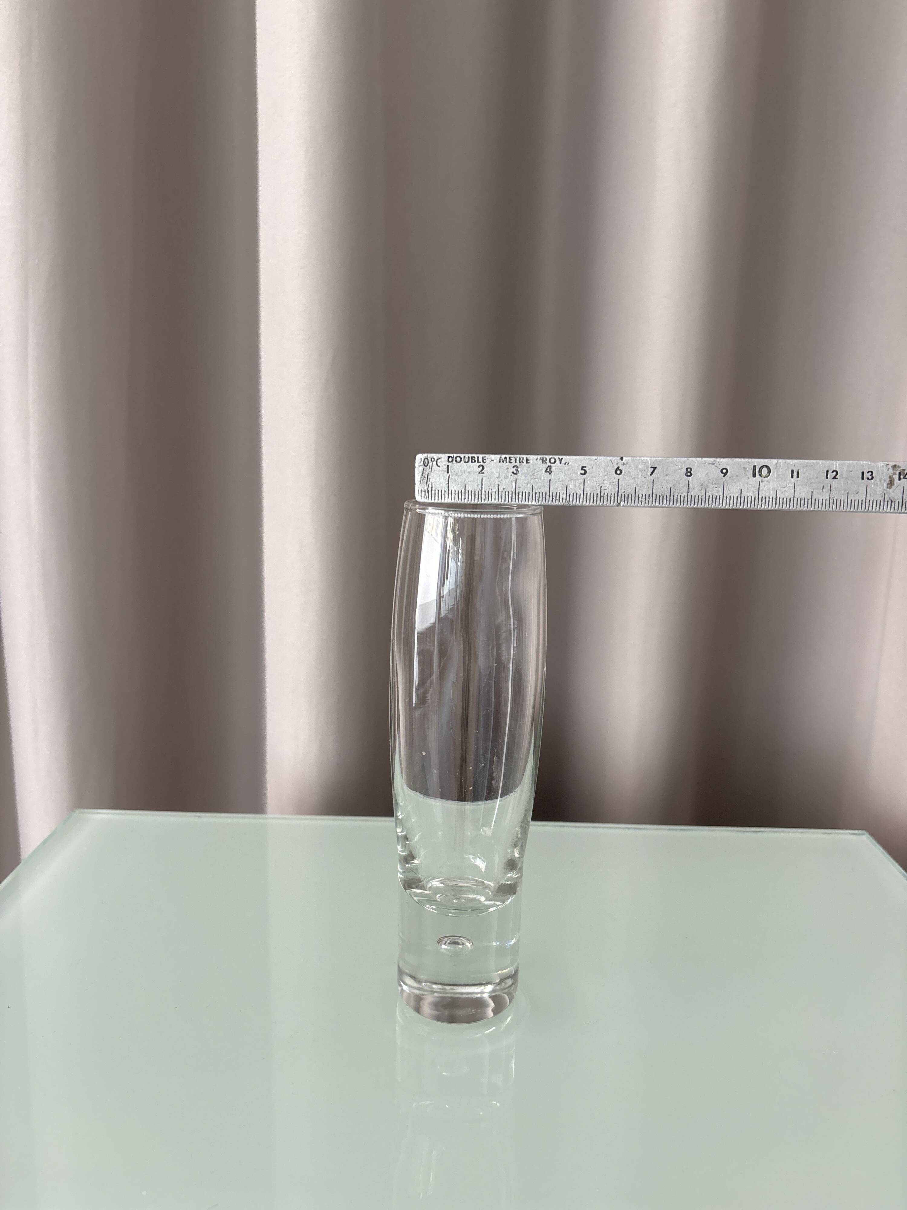 Set of 6 Vintage Durobor Bubble Champagne Flutes | Belgian Design