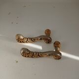 Gold door handles