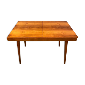 Table d’extension du milieu du siècle plaquée de noyer Tatra Czec, années 1960