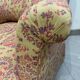 Antique English armchair with Liberty floral tapestry