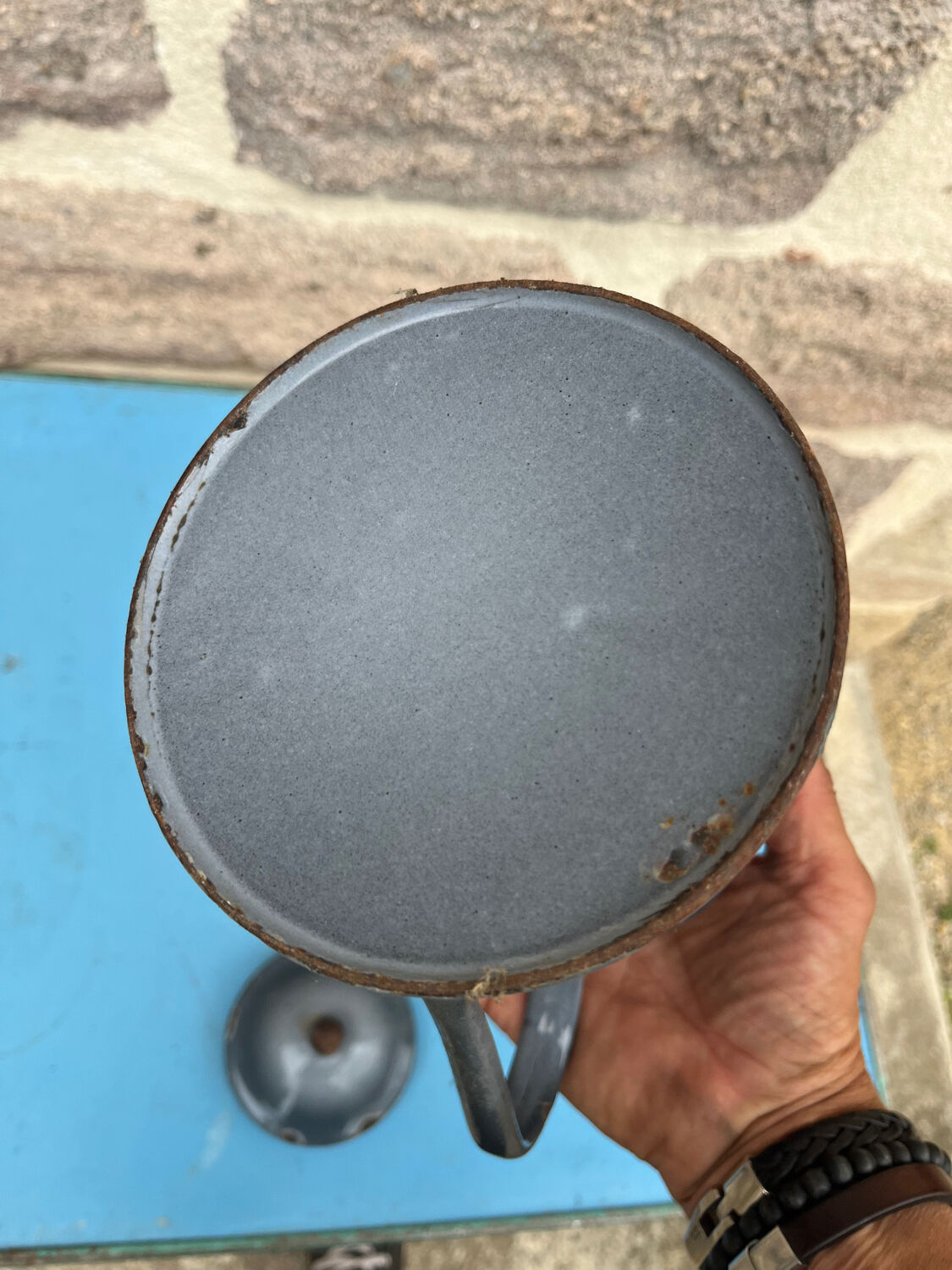 Enamelled coffee maker