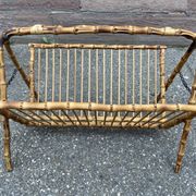 Porte revues bambou vintage 1940