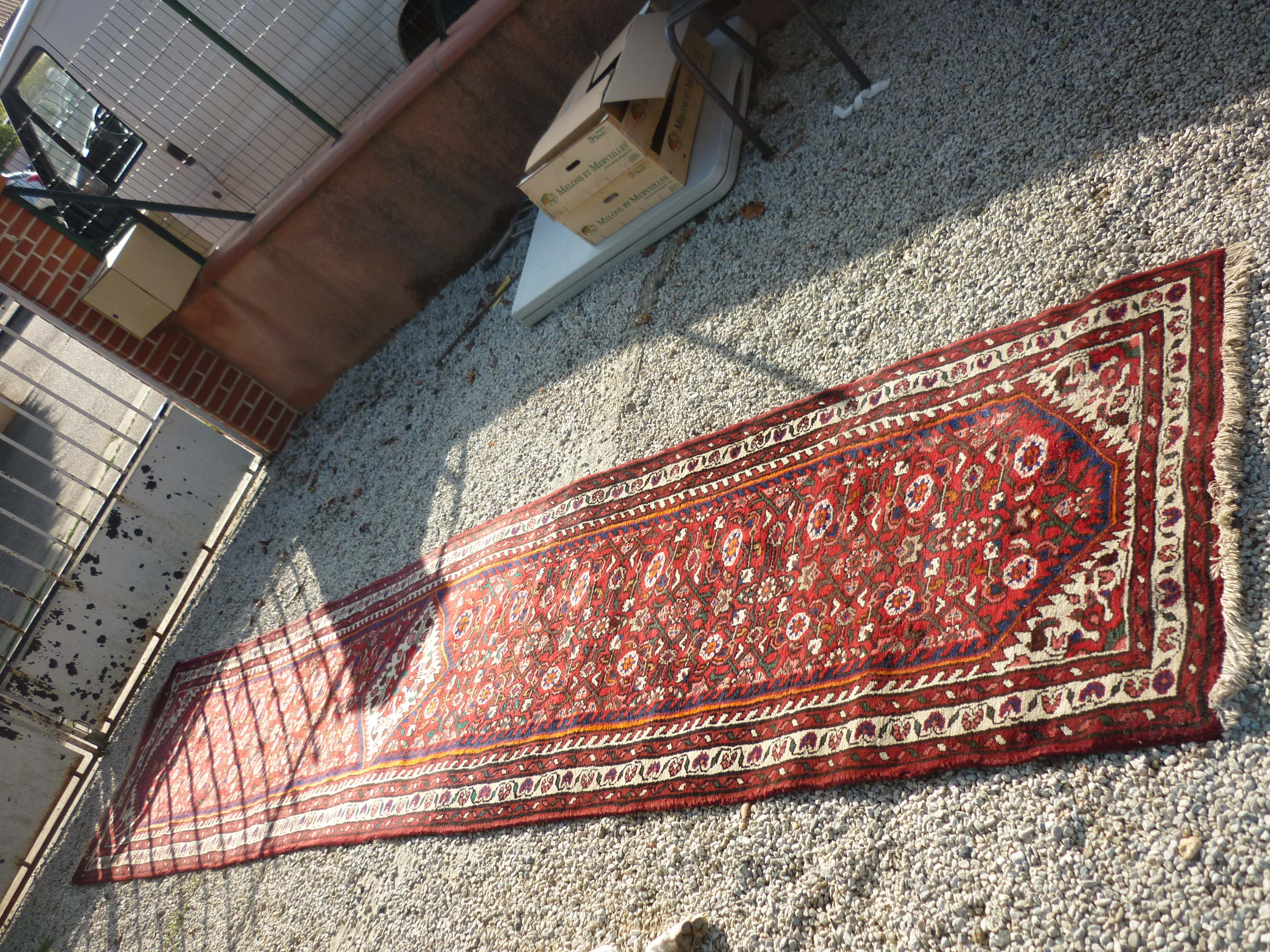 Hallway carpet in wool - 441x86cm
