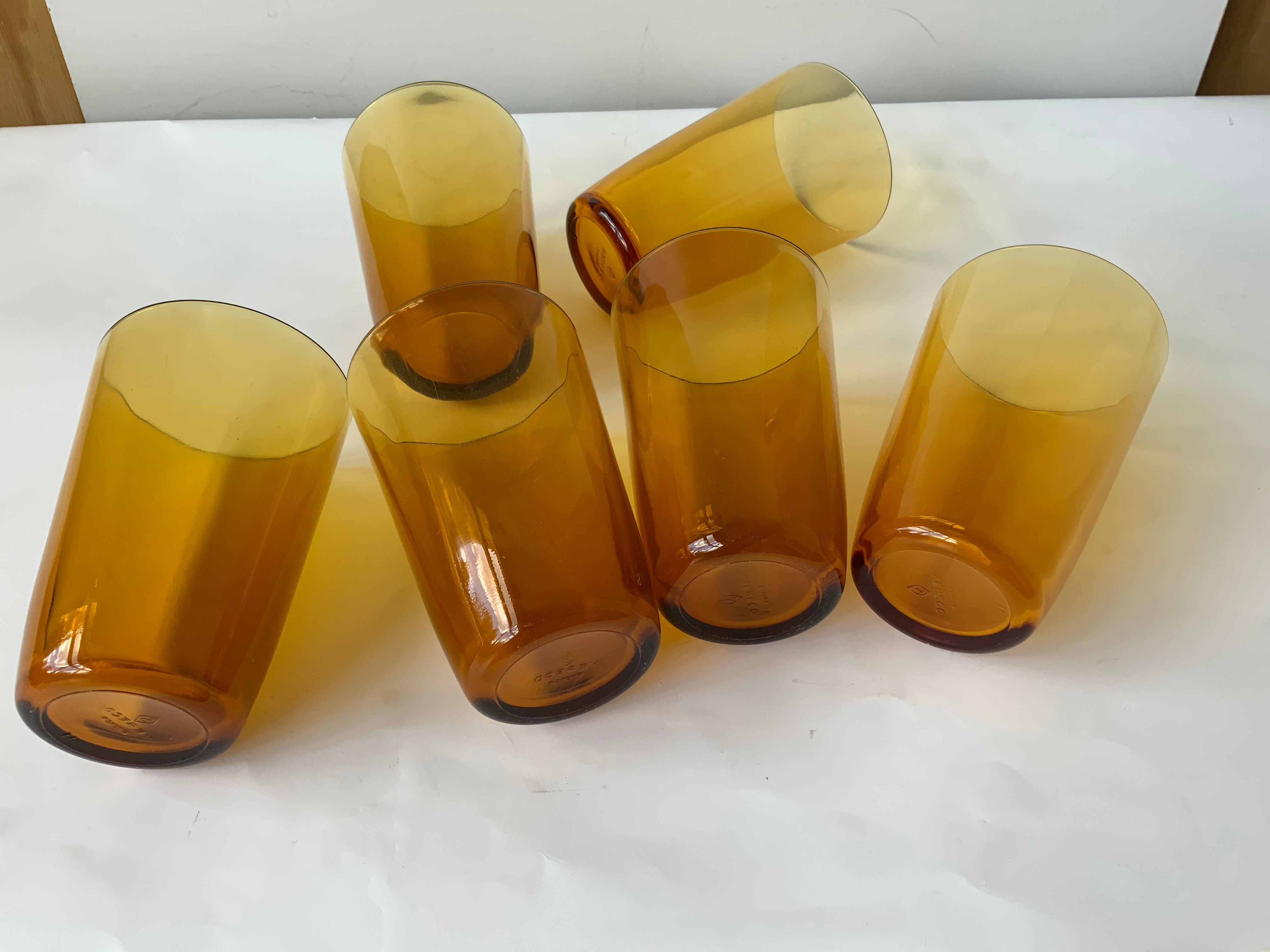 Verres ambrés