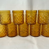Vintage amber glasses