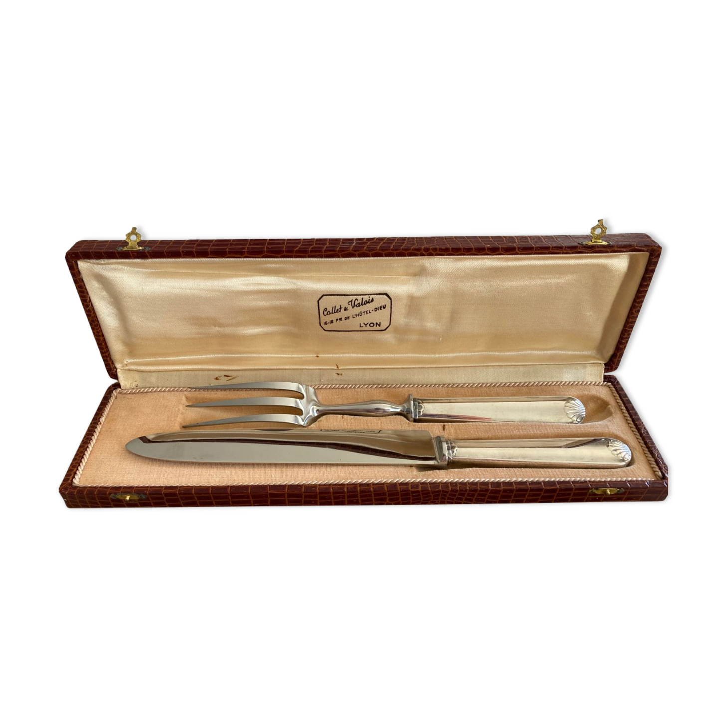 Silver and stainless cutlery service Collet & Valois