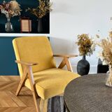 Kompas sky blue tulle armchair