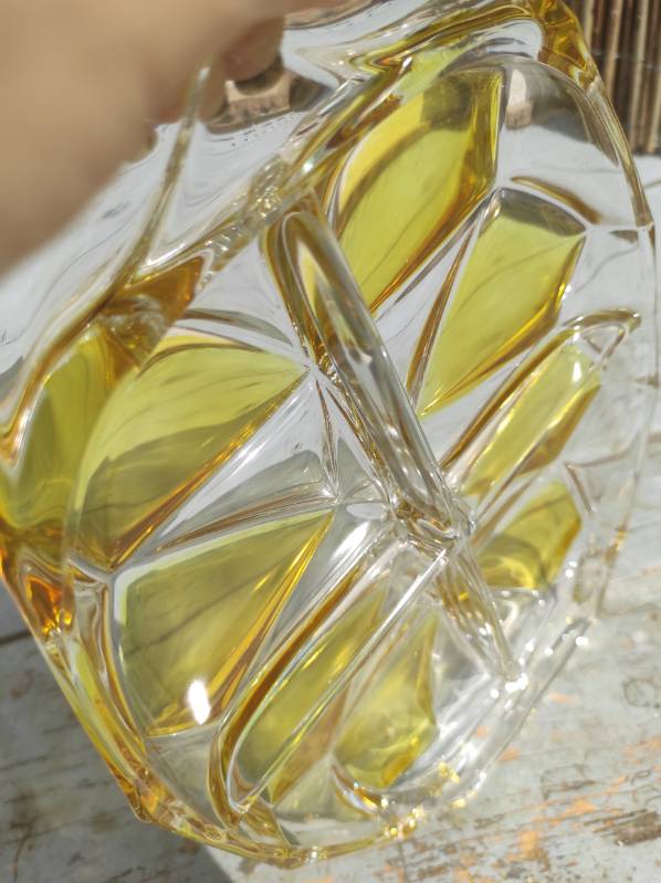 vintage dish Walther Kristallglas