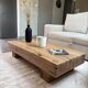 Solid oak coffee table