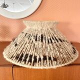 Vintage woven wool lampshade