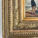 Antique seaside oil painting, c. 1845