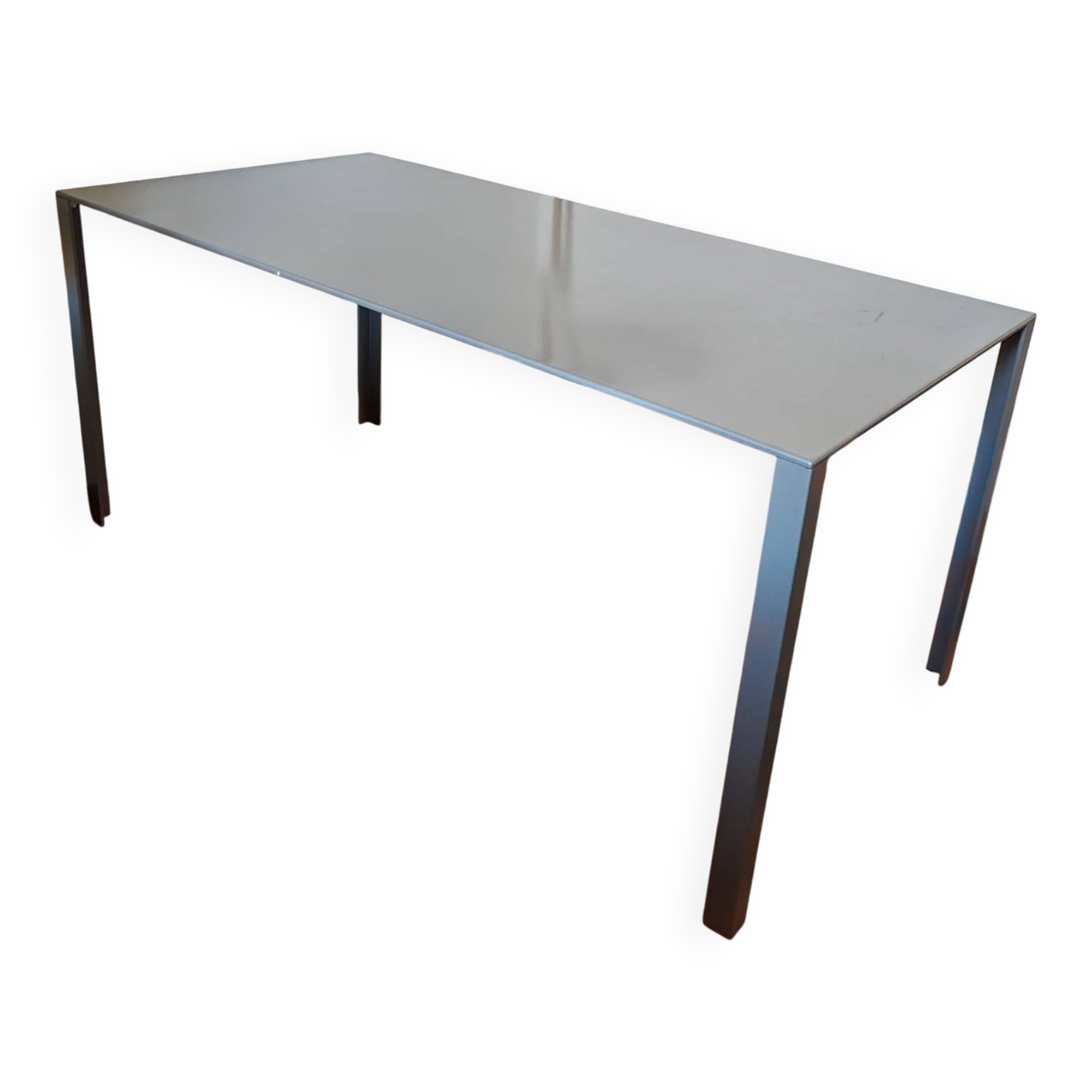 Metal table "Less" by Jean Nouvel for Cappellini