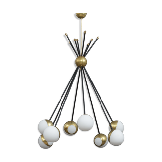 Chandelier in the style of the Italian creations of the 50's