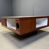 Space age wooden bar coffee table, 1960s