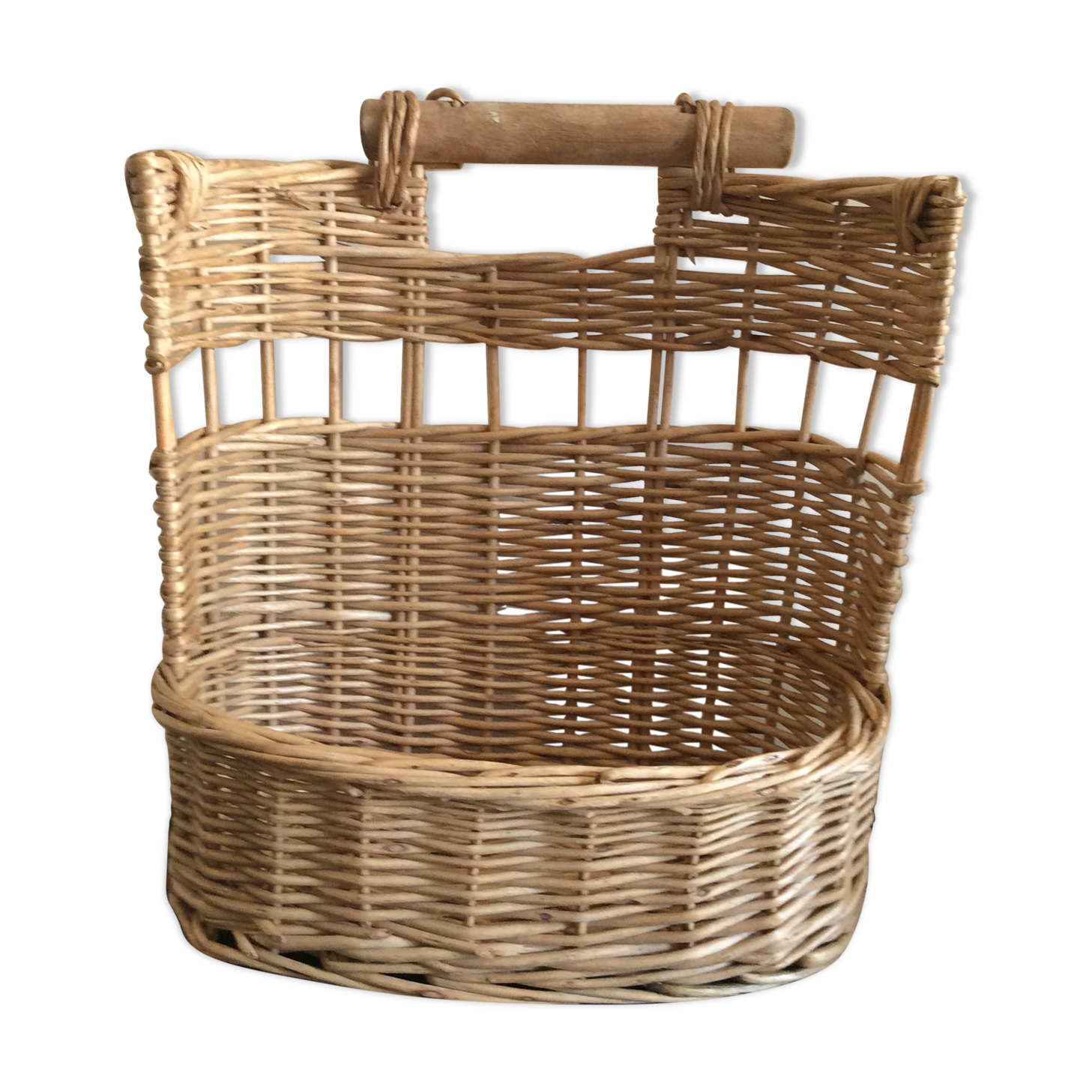 Vintage bakery pan shelf