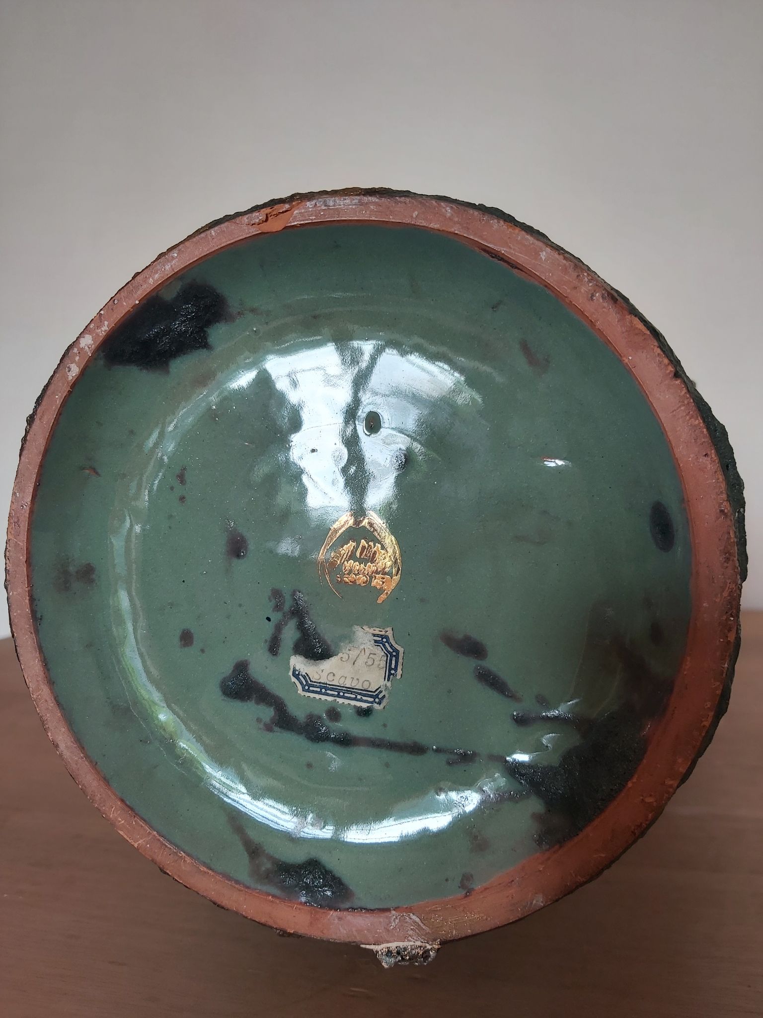 Ceramic vase Italy 50's