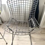 Set of 2 Bertoia bar chairs, Knoll International