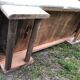 Vintage Mado sideboard with 4 doors and 2 drawers in beige lacquered plywood