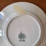 Old Earthenware Plate Moulin des Loups & Hamage Wilbur Model