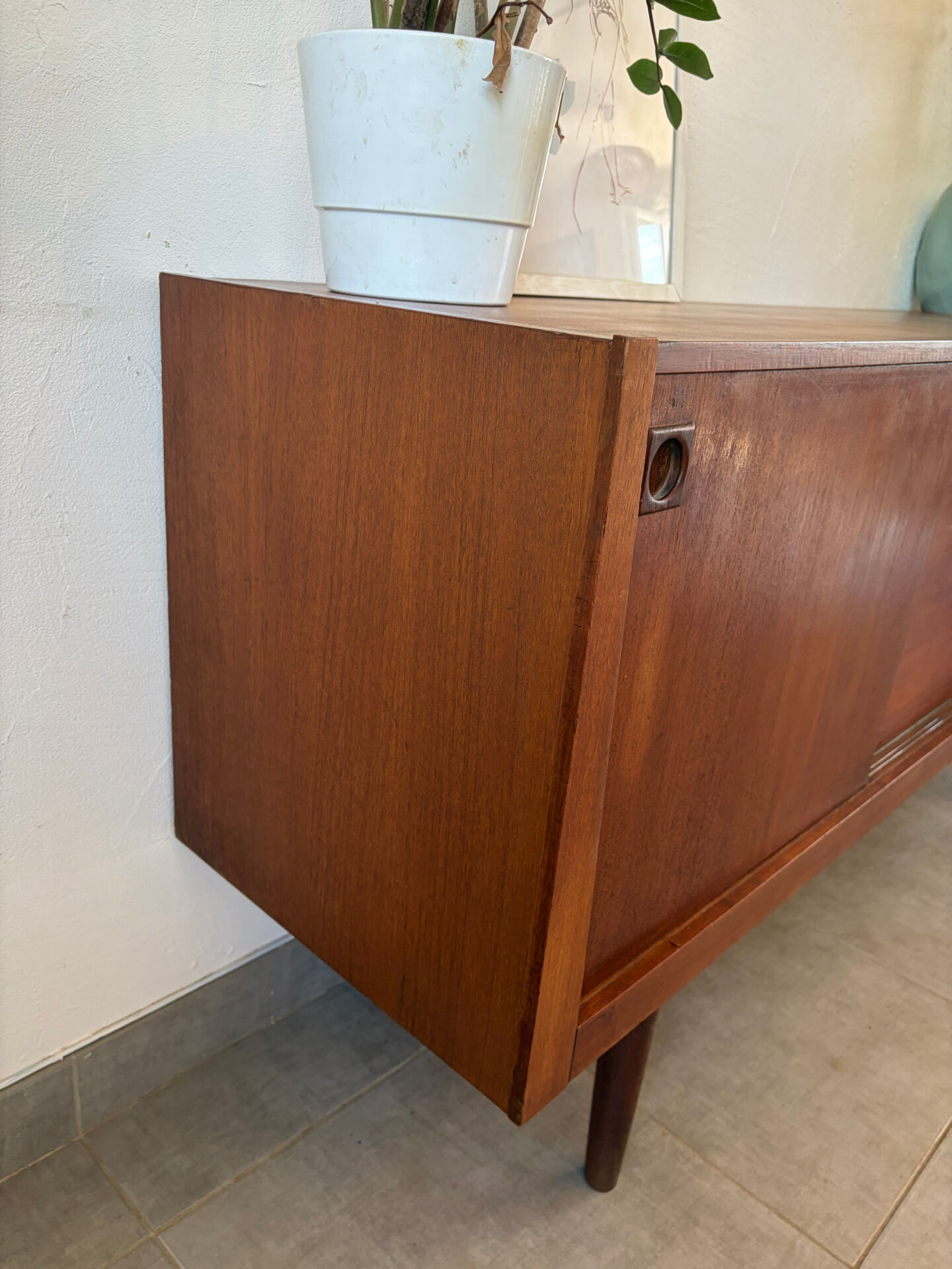 Vintage teak enfilade from the 1960s.