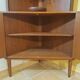 Meuble d'angle en teck,  Vintage Scandinave 1960s