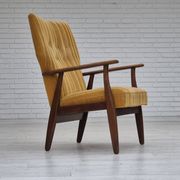Années 1960, design danois par Kurt Olsen, fauteuil modèle 230, état d'origine.