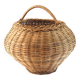 Grand panier amphore rotin
