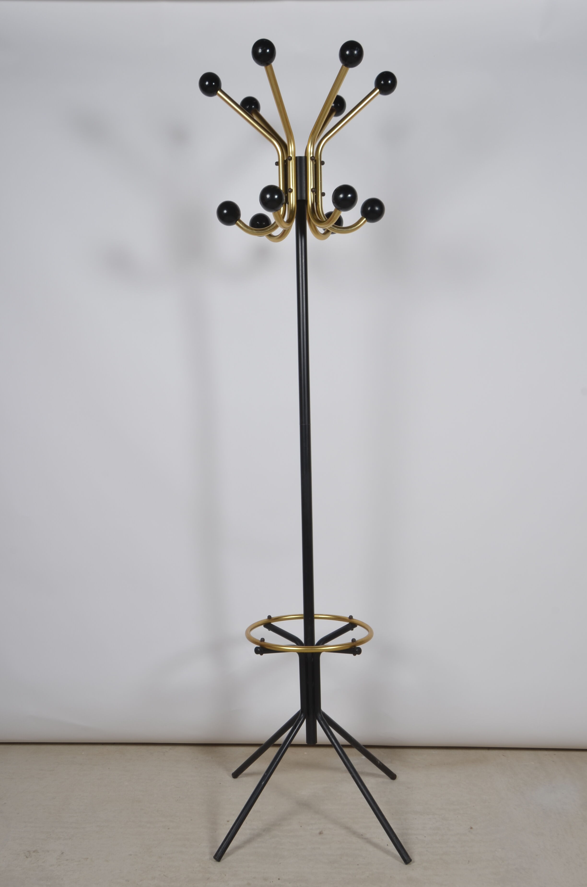 Coat rack gold metal