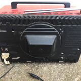 Old portable TELEVISION INTER Red