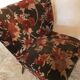 Vintage cocktail armchair 1960 feet compass and fabric flowers