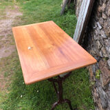 Table bistro merisier