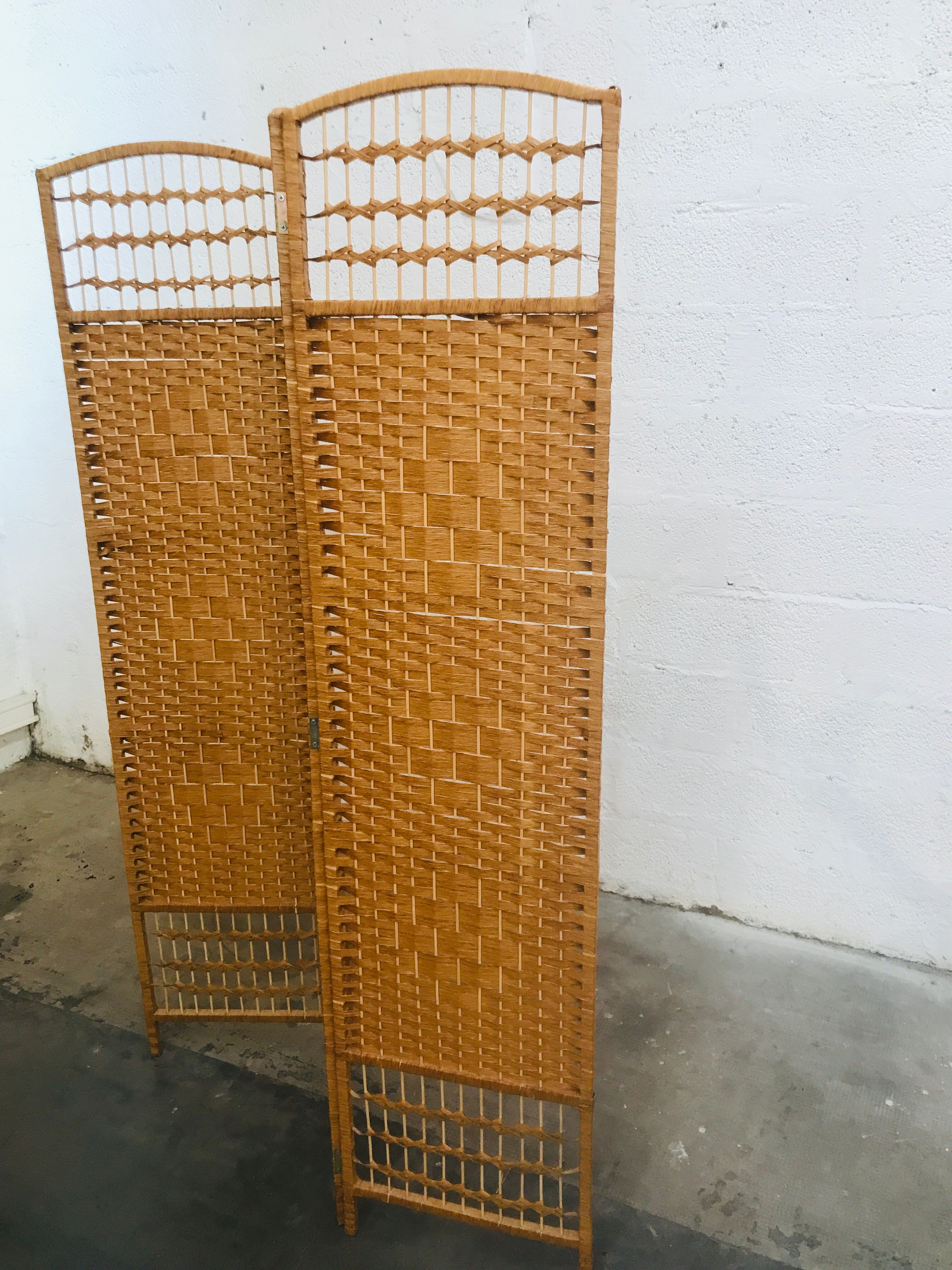 Rattan screen