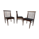 Chaises de salle à manger scandinaves, années 1960, Ensemble de 3
