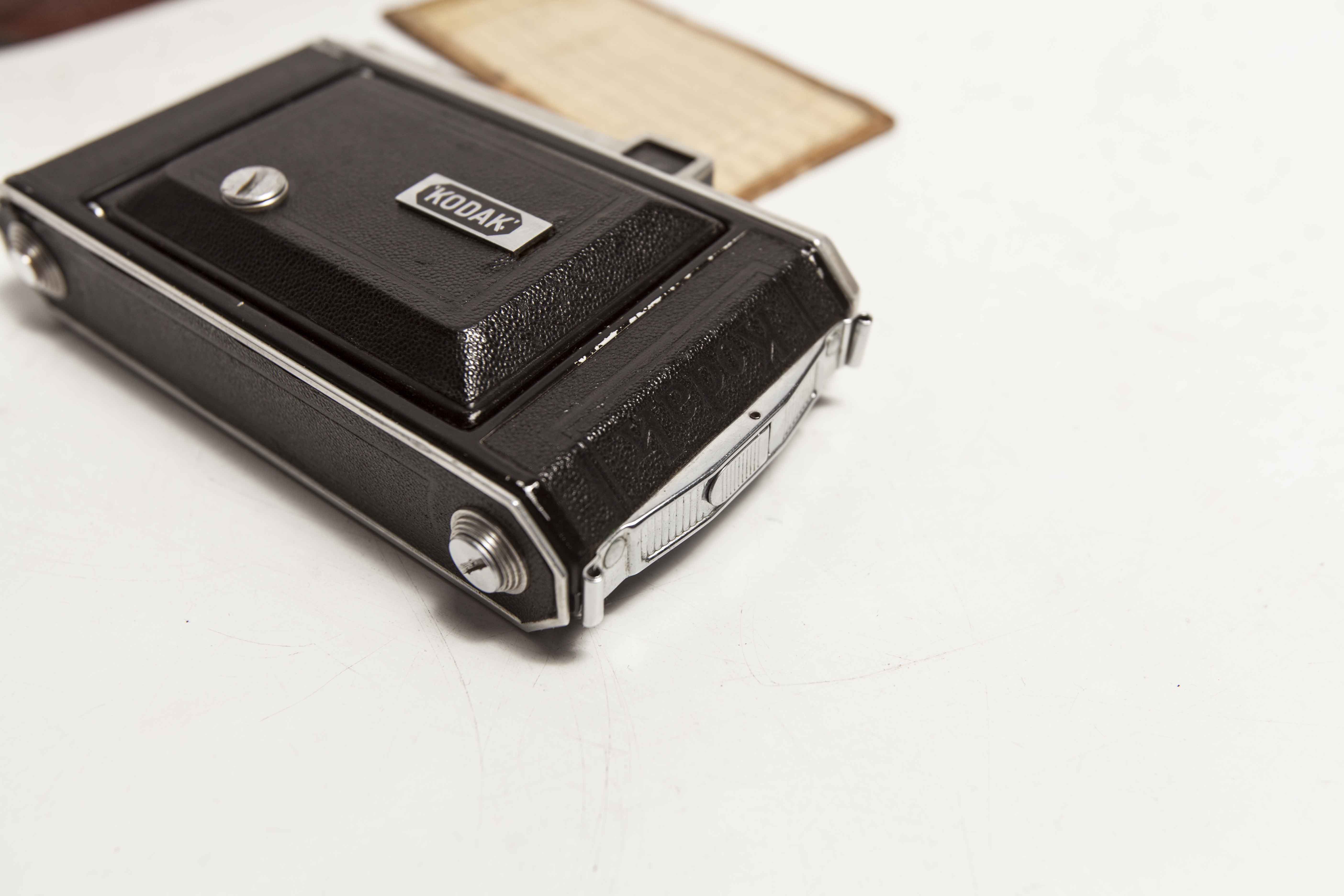 Camera Kodak Folding 620 bellows leather 1950