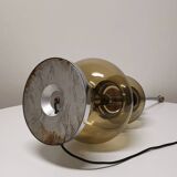 Smoked glass and chrome lamp, 1970