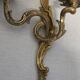 Pair of Louis XV style gilded bronze appliques