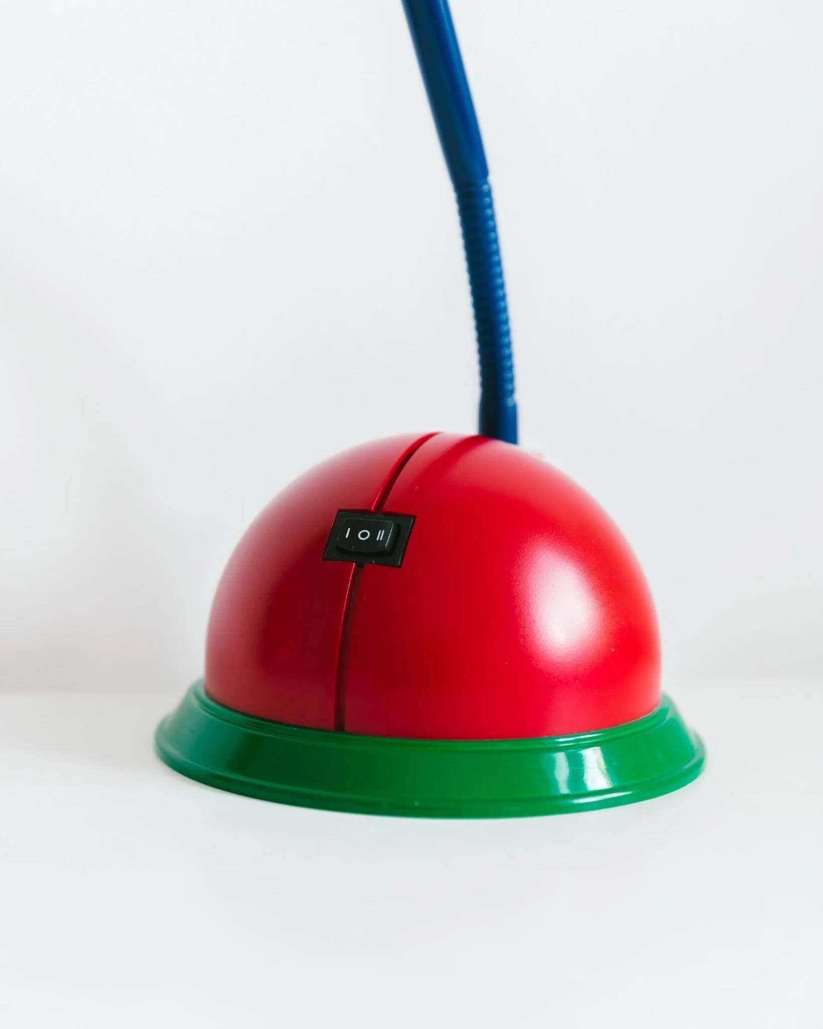 Multicolore Memphis Desk Lamp in Painted Metal and Plastic - 80s/90s Pop Art