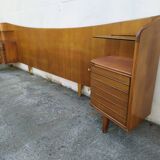 Vintage headboards and bedside tables