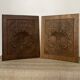 Carved wood panel, wall decoration