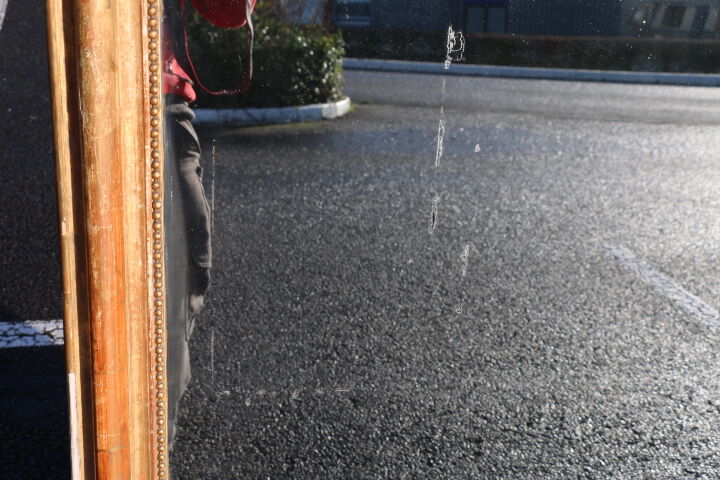Mirror Golden old 140 * 94mm
