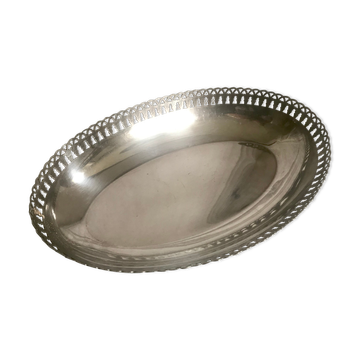 Silver metal basket