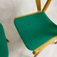 Pair of chair chair bridge design vintage 50