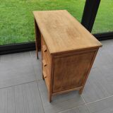 Small wooden desk three drawers