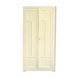 Parisian yellow wooden wardrobe