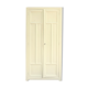 Armoire parisienne jaune en bois