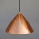 Scandinavian copper pendant light