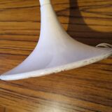 Lampe à poser monteuse pied tulipe métal dôme champignon vintage