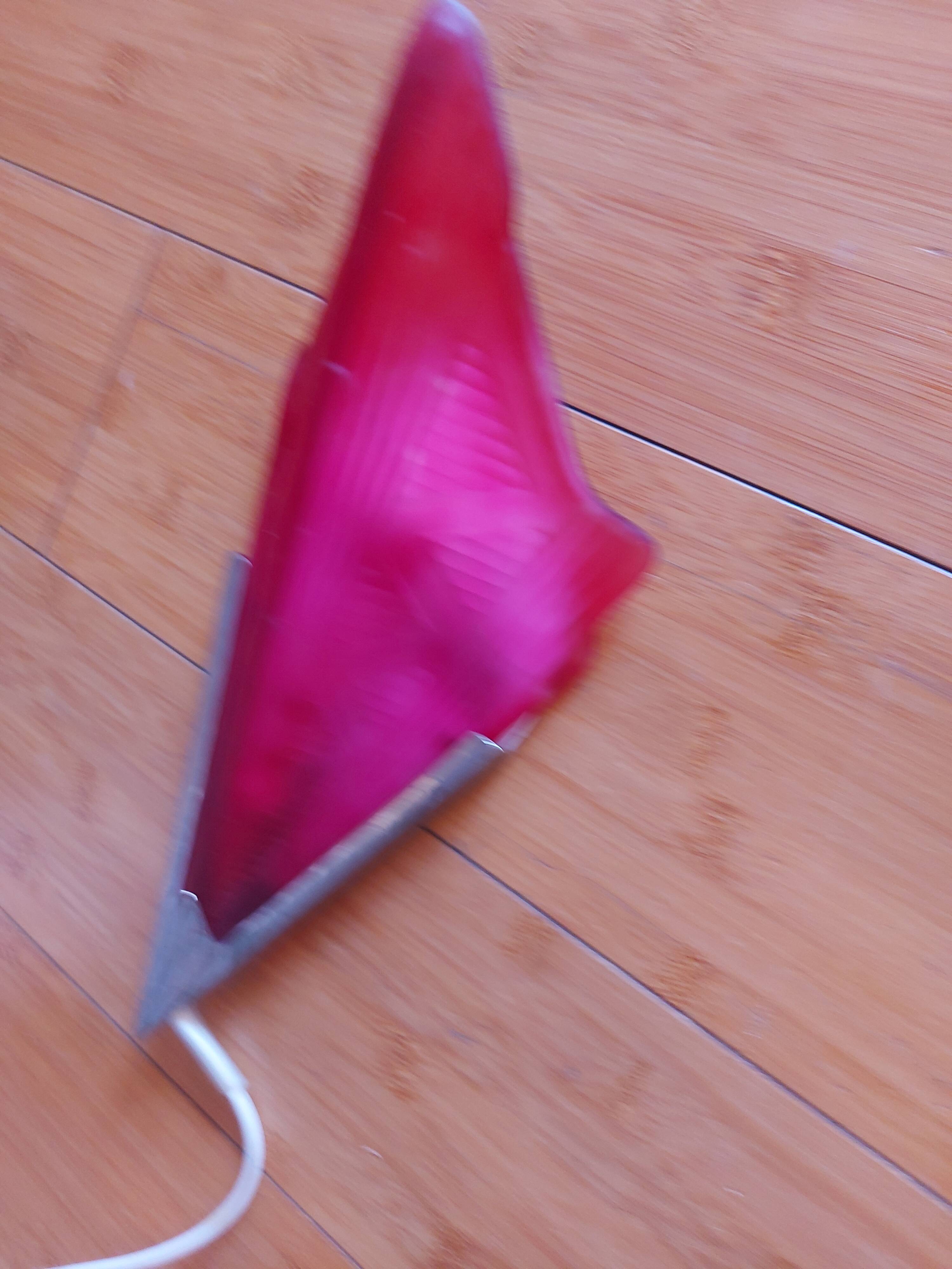 Vintage Ikea wall lamp in tyoe art deco glass